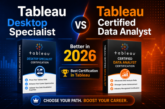 PackpriTableau Desktop Specialist vs Tableau Certified Data Analyst: Better in 2026nts Web Content